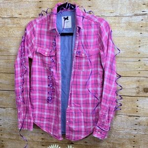 Gilli Hics Top bottons in front long sleeve pink.